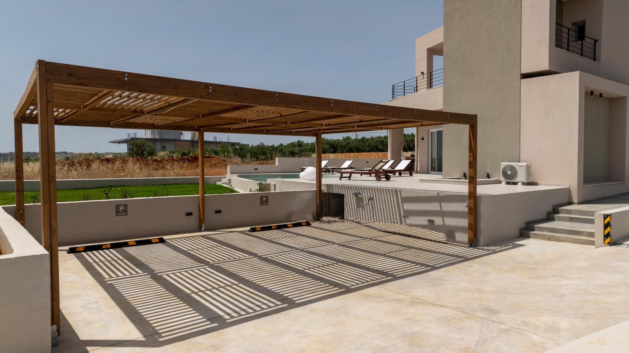 Blue Sky Villas Arkalochori Bilik gambar