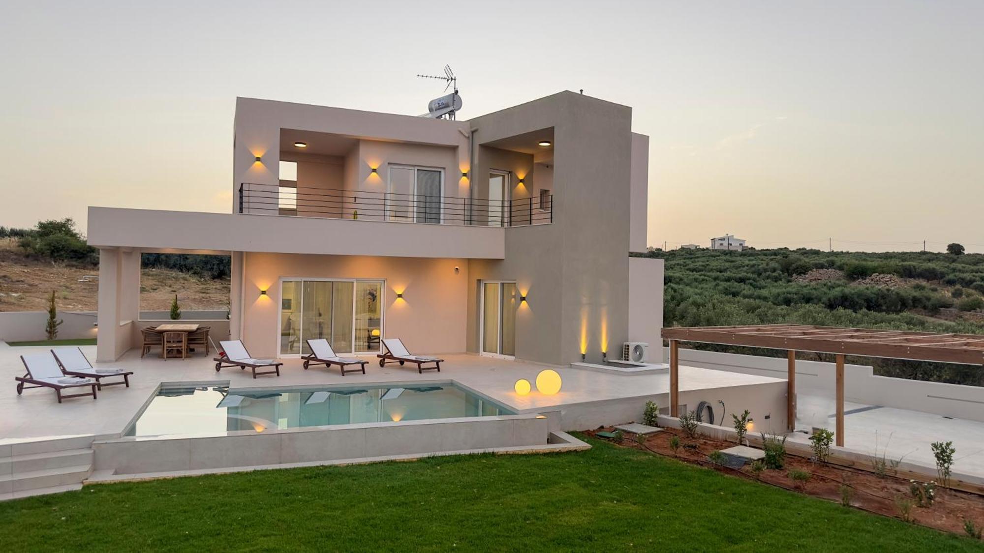 Blue Sky Villas Arkalochori Bilik gambar