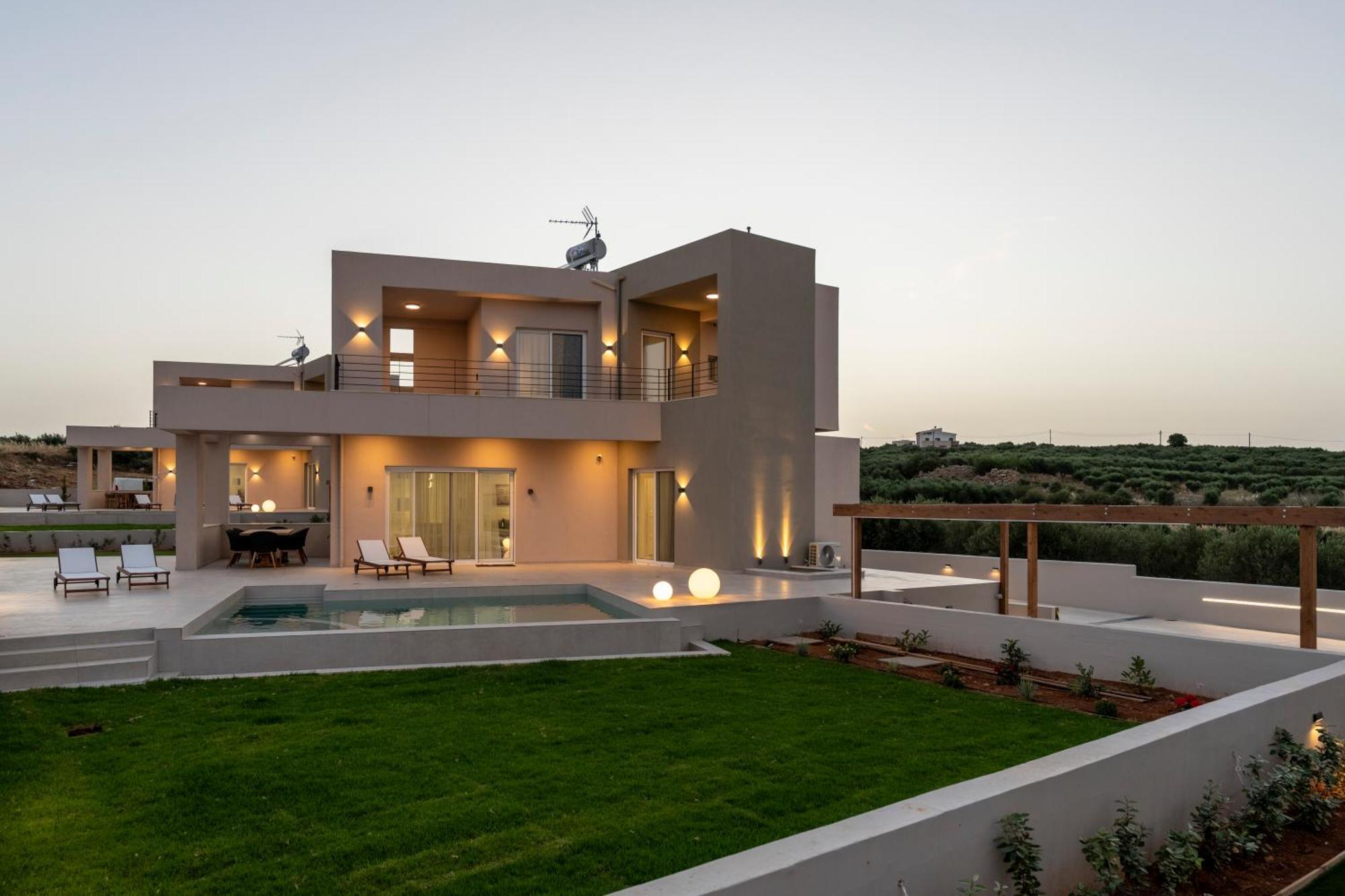 Blue Sky Villas Arkalochori Luaran gambar
